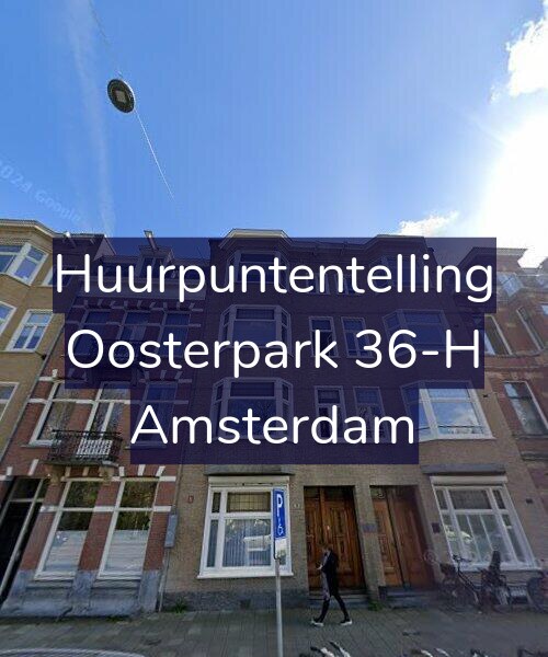 Foto gevel Huurpuntentelling voor Oosterpark 36-H, Amsterdam