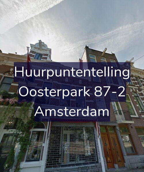 Foto gevel Huurpuntentelling voor Oosterpark 87-2, Amsterdam