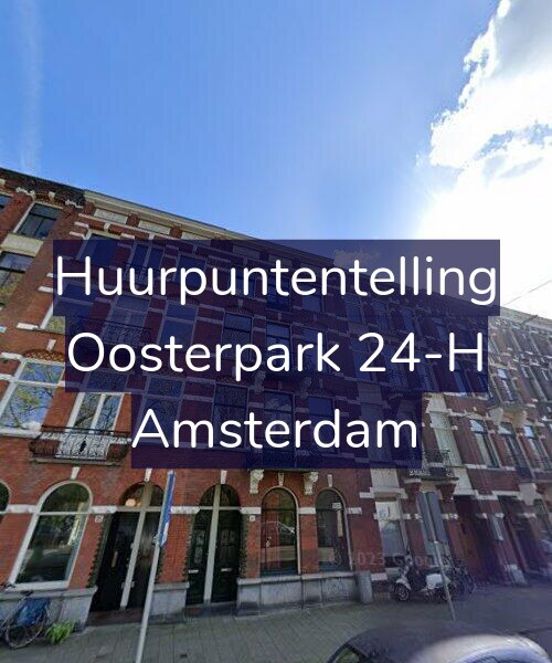 Foto gevel Huurpuntentelling voor Oosterpark 24-H, Amsterdam