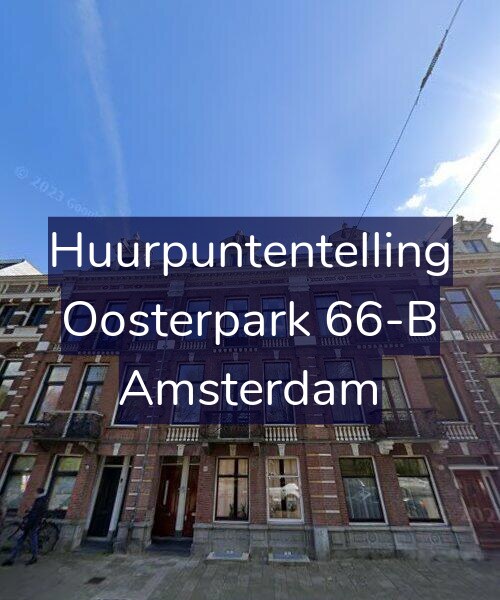 Foto gevel Huurpuntentelling voor Oosterpark 66-B, Amsterdam