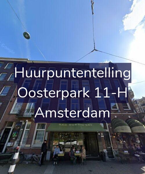 Foto gevel Huurpuntentelling voor Oosterpark 11-H, Amsterdam