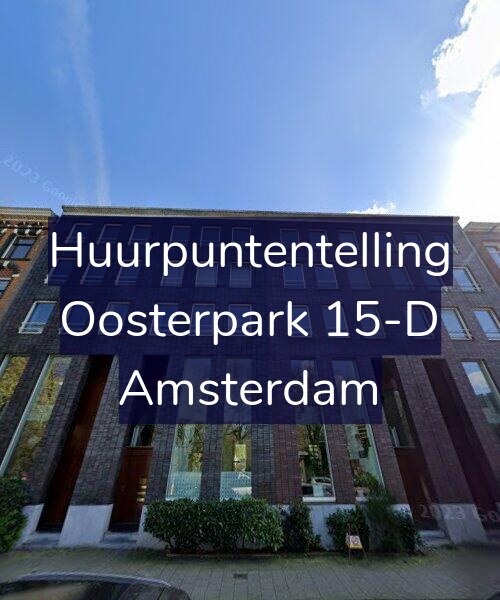 Foto gevel Huurpuntentelling voor Oosterpark 15-D, Amsterdam
