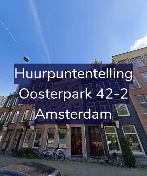 Foto gevel Huurpuntentelling voor Oosterpark 42-2, Amsterdam