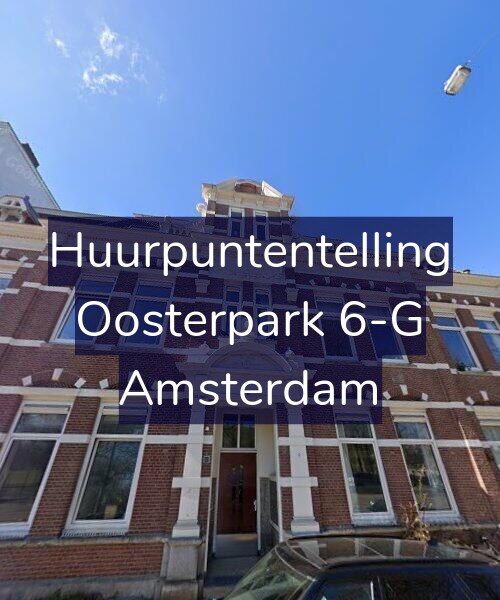 Foto gevel Huurpuntentelling voor Oosterpark 6-G, Amsterdam