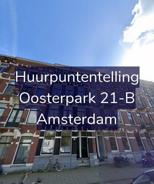 Foto gevel Huurpuntentelling voor Oosterpark 21-B, Amsterdam