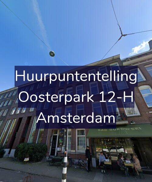 Foto gevel Huurpuntentelling voor Oosterpark 12-H, Amsterdam