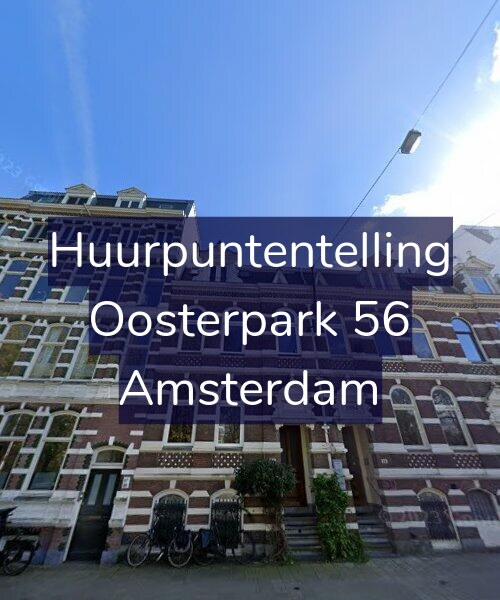 Foto gevel Huurpuntentelling voor Oosterpark 56, Amsterdam