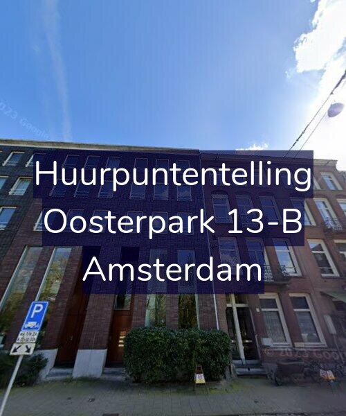 Foto gevel Huurpuntentelling voor Oosterpark 13-B, Amsterdam