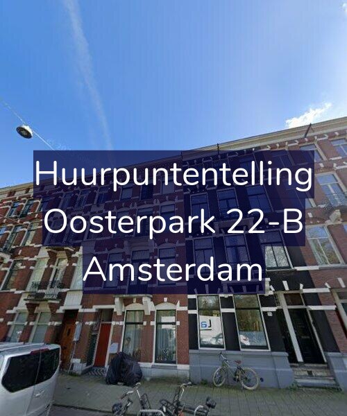 Foto gevel Huurpuntentelling voor Oosterpark 22-B, Amsterdam