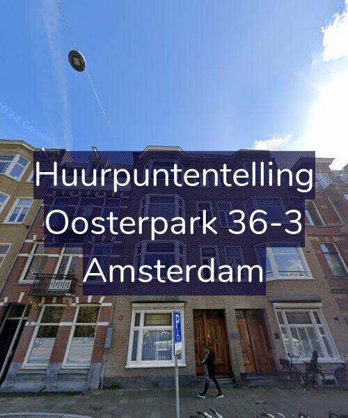 Foto gevel Huurpuntentelling voor Oosterpark 36-3, Amsterdam