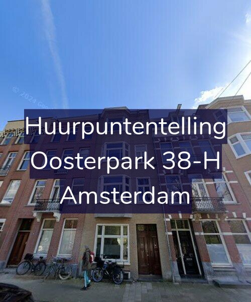 Foto gevel Huurpuntentelling voor Oosterpark 38-H, Amsterdam