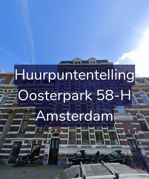 Foto gevel Huurpuntentelling voor Oosterpark 58-H, Amsterdam