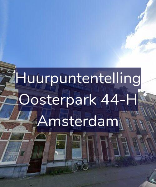 Foto gevel Huurpuntentelling voor Oosterpark 44-H, Amsterdam