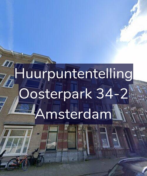 Foto gevel Huurpuntentelling voor Oosterpark 34-2, Amsterdam