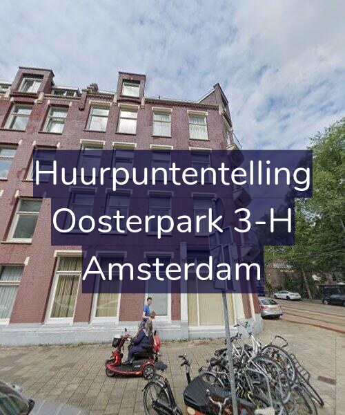 Foto gevel Huurpuntentelling voor Oosterpark 3-H, Amsterdam