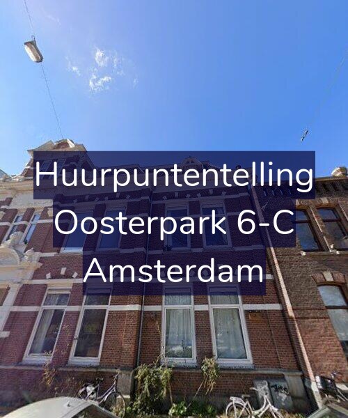 Foto gevel Huurpuntentelling voor Oosterpark 6-C, Amsterdam