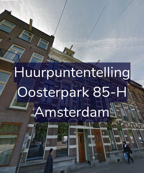 Foto gevel Huurpuntentelling voor Oosterpark 85-H, Amsterdam