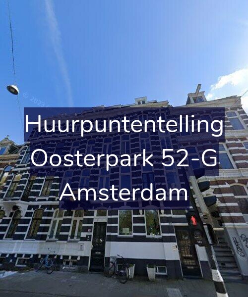 Foto gevel Huurpuntentelling voor Oosterpark 52-G, Amsterdam