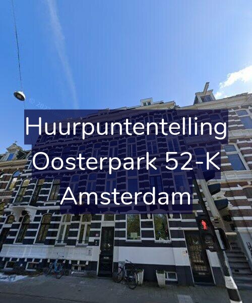 Foto gevel Huurpuntentelling voor Oosterpark 52-K, Amsterdam