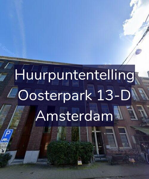 Foto gevel Huurpuntentelling voor Oosterpark 13-D, Amsterdam