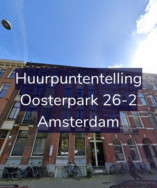 Foto gevel Huurpuntentelling voor Oosterpark 26-2, Amsterdam
