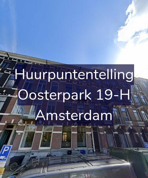 Foto gevel Huurpuntentelling voor Oosterpark 19-H, Amsterdam