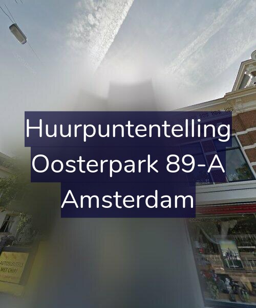Foto gevel Huurpuntentelling voor Oosterpark 89-A, Amsterdam