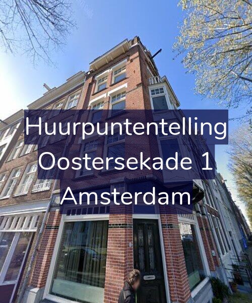 Foto gevel Huurpuntentelling voor Oostersekade 1, Amsterdam