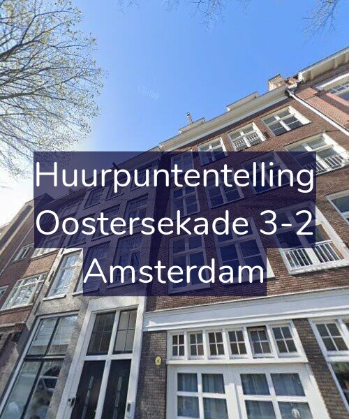 Foto gevel Huurpuntentelling voor Oostersekade 3-2, Amsterdam