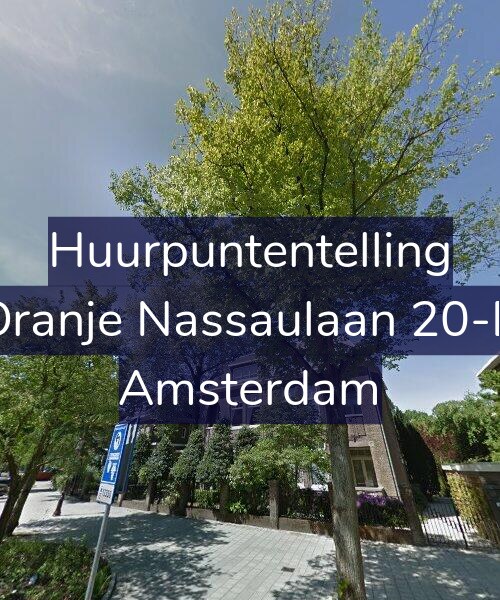 Foto gevel Huurpuntentelling voor Oranje Nassaulaan 20-B, Amsterdam