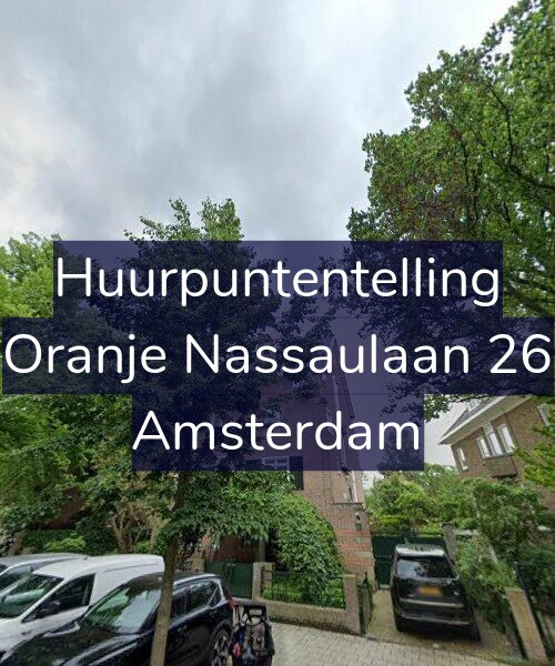 Foto gevel Huurpuntentelling voor Oranje Nassaulaan 26, Amsterdam