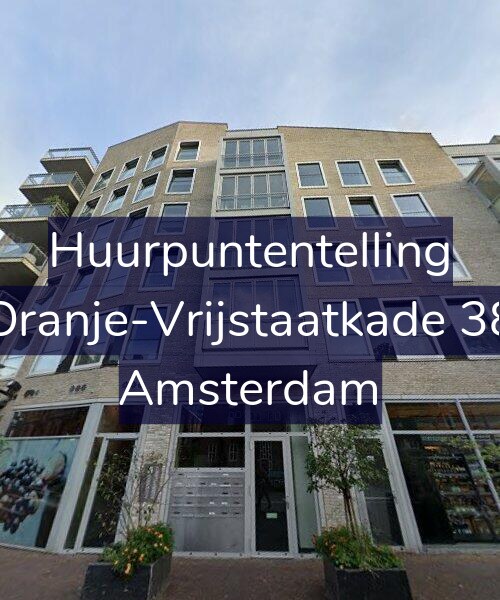 Foto gevel Huurpuntentelling voor Oranje-Vrijstaatkade 38, Amsterdam
