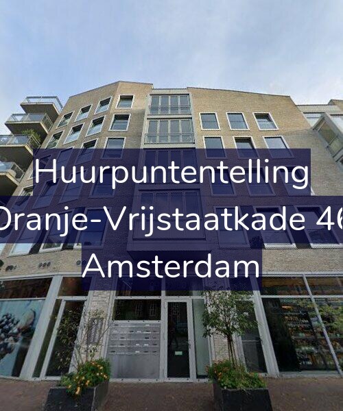 Foto gevel Huurpuntentelling voor Oranje-Vrijstaatkade 46, Amsterdam
