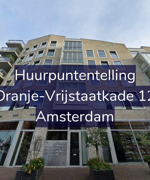 Foto gevel Huurpuntentelling voor Oranje-Vrijstaatkade 12, Amsterdam