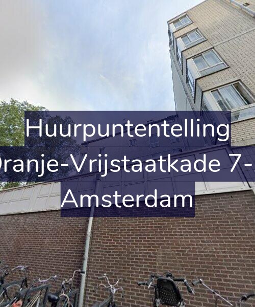 Foto gevel Huurpuntentelling voor Oranje-Vrijstaatkade 7-A, Amsterdam