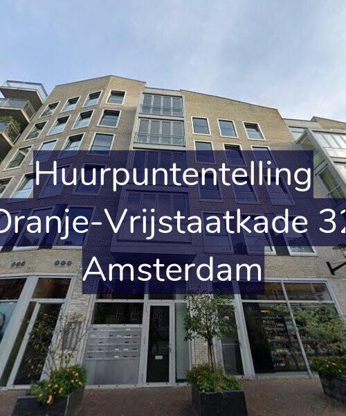 Foto gevel Huurpuntentelling voor Oranje-Vrijstaatkade 32, Amsterdam