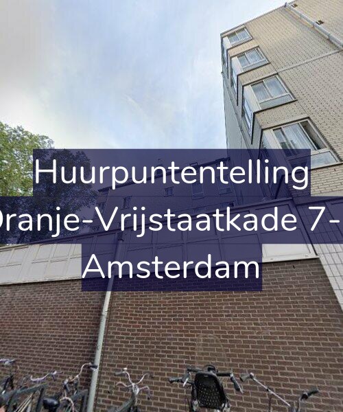 Foto gevel Huurpuntentelling voor Oranje-Vrijstaatkade 7-B, Amsterdam