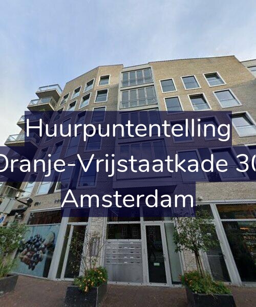 Foto gevel Huurpuntentelling voor Oranje-Vrijstaatkade 30, Amsterdam
