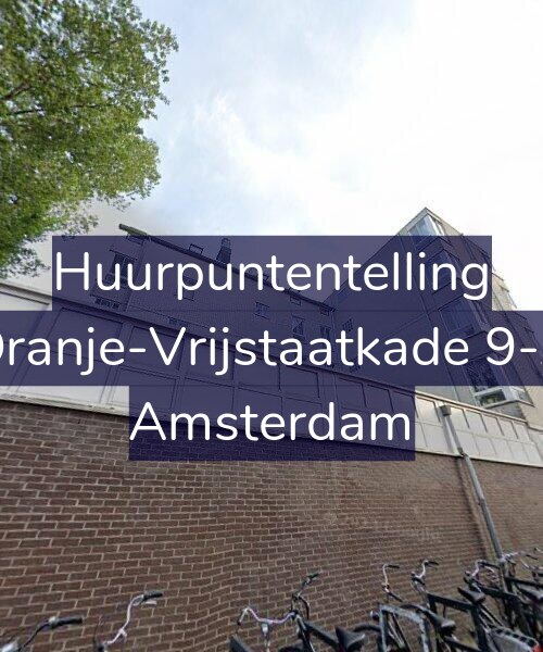 Foto gevel Huurpuntentelling voor Oranje-Vrijstaatkade 9-A, Amsterdam