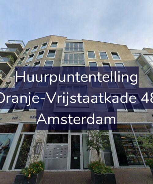 Foto gevel Huurpuntentelling voor Oranje-Vrijstaatkade 48, Amsterdam
