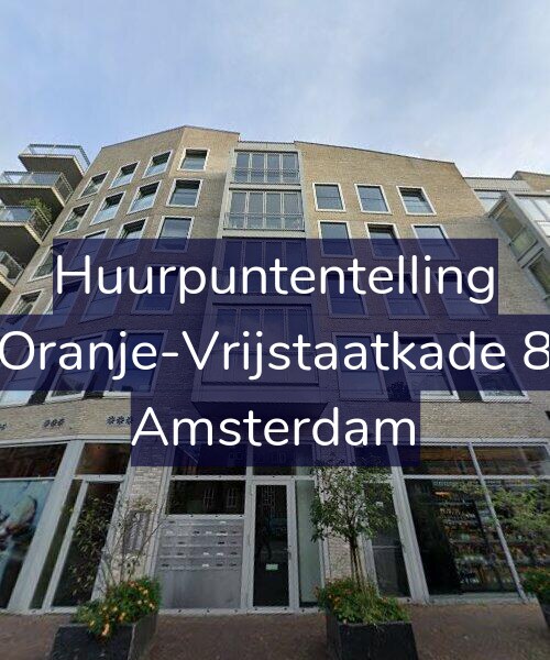 Foto gevel Huurpuntentelling voor Oranje-Vrijstaatkade 8, Amsterdam