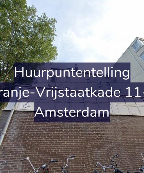 Foto gevel Huurpuntentelling voor Oranje-Vrijstaatkade 11-B, Amsterdam