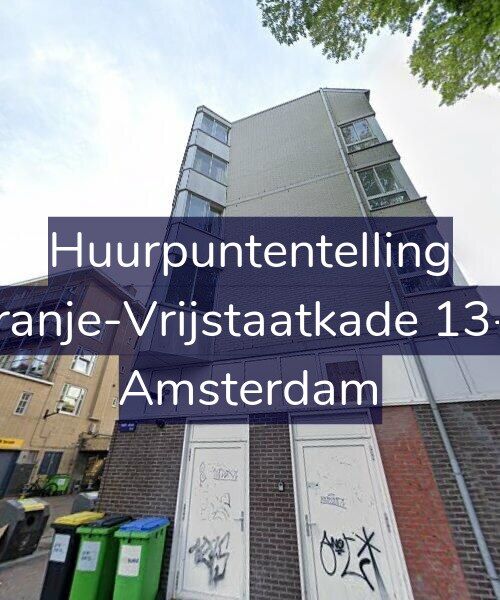 Foto gevel Huurpuntentelling voor Oranje-Vrijstaatkade 13-B, Amsterdam