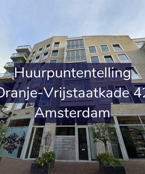 Foto gevel Huurpuntentelling voor Oranje-Vrijstaatkade 42, Amsterdam