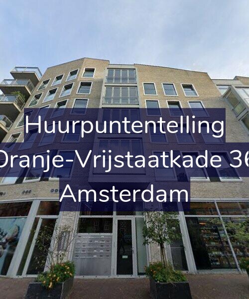 Foto gevel Huurpuntentelling voor Oranje-Vrijstaatkade 36, Amsterdam