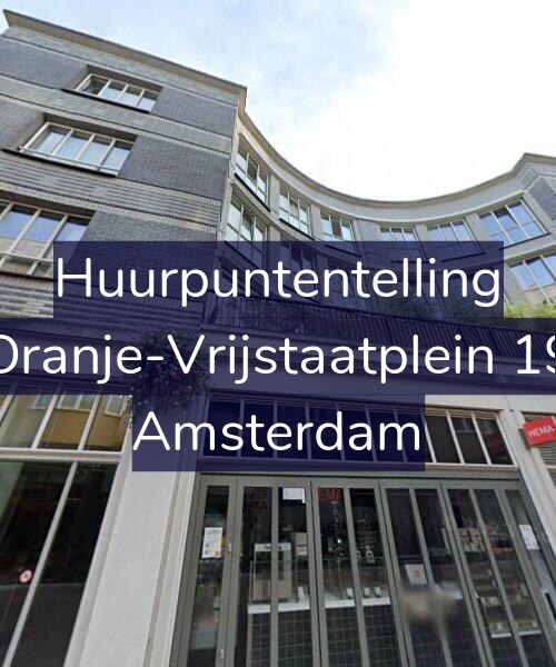 Foto gevel Huurpuntentelling voor Oranje-Vrijstaatplein 19, Amsterdam