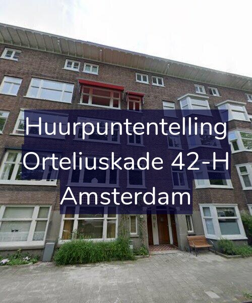 Foto gevel Huurpuntentelling voor Orteliuskade 42-H, Amsterdam