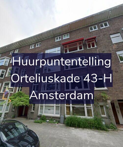 Foto gevel Huurpuntentelling voor Orteliuskade 43-H, Amsterdam