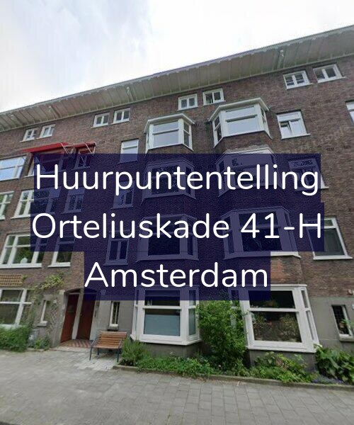 Foto gevel Huurpuntentelling voor Orteliuskade 41-H, Amsterdam
