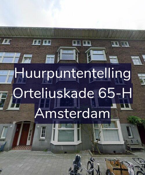 Foto gevel Huurpuntentelling voor Orteliuskade 65-H, Amsterdam